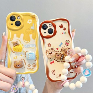 立體小熊手鏈 防摔手機殼 適用iPhone 11 pro max XS XR i6 i7 i8 plus i6S 保護殼