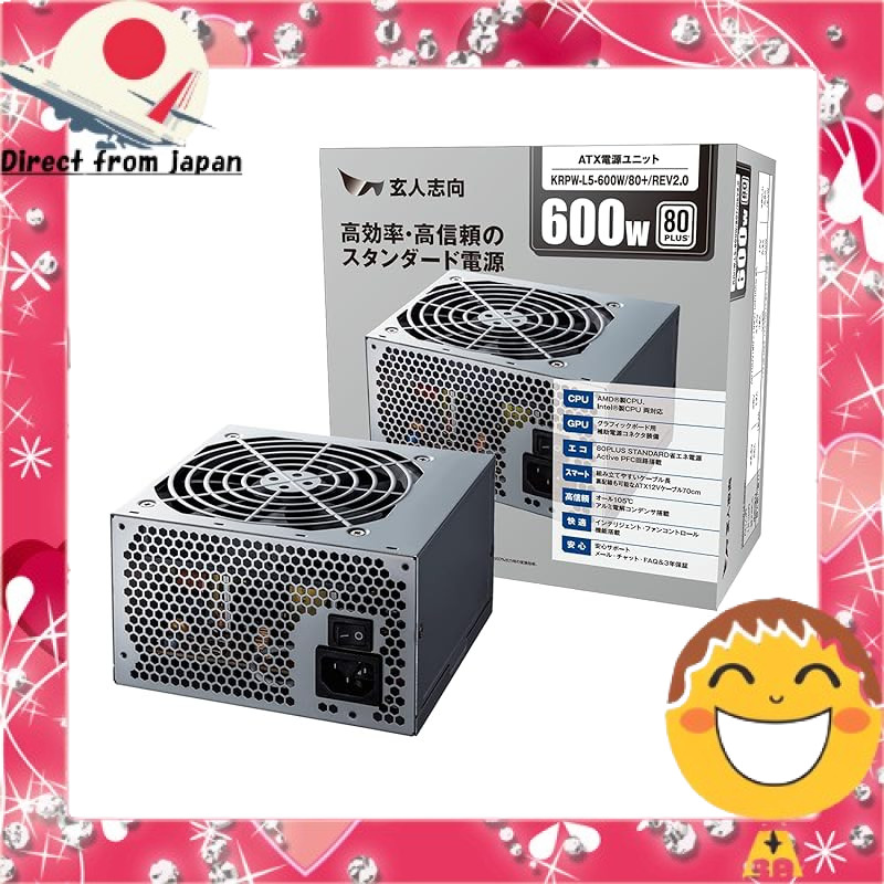 [正品保證]
玄人志向 STANDARD系列 80Plus 400W ATX電源 KRPW-L5-400W/80+/RE