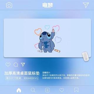 『臺現』100%正品 小怪獸滑鼠墊超大號辦公室鍵盤墊電腦書桌墊簡約少女心中小號可愛