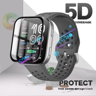 Amazfit Bip 6 膜全覆蓋保護膜適用於 Amazfit Bip 6 螢幕保護膜 20D 曲面軟螢幕保護膜 Am