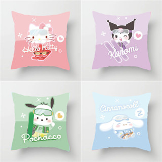 Sanrio 三麗鷗 kuromi 庫洛米 玉桂狗美樂蒂可愛卡通三麗鷗抱枕臥室床頭靠枕卡通沙髮靠背宿捨少女心裝飾抱枕