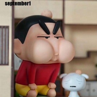 SEPTEMBER蠟筆小新動漫圖,桌面裝飾Cosplay裝飾Shin-Chan行動圖,Pvc蠟筆圖玩具