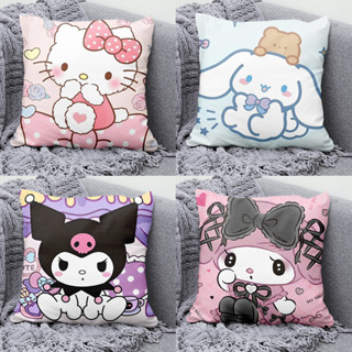 Sanrio 三麗鷗 kuromi 庫洛米 玉桂狗美樂蒂三麗鷗抱枕庫洛米玉桂狗可愛少女心抱枕臥室房間宿捨生日禮物係列