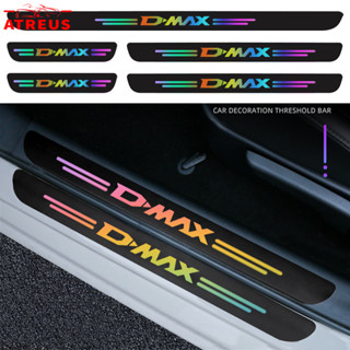 五十鈴 Dmax D Max 彩色反光鐳射車門貼紙保護貼汽車門檻條貼紙後備箱防刮貼紙汽車配件