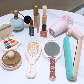 梳妝檯玩具套裝 女孩化妝品 桌兒童過家家 口紅理髮生日禮物 兒童化妝包