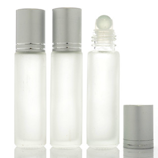 10ml 磨砂玻璃滾珠精油香水瓶可再填充空旅行滾珠瓶