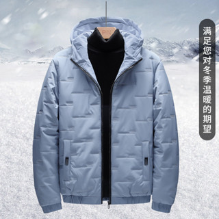 「Elemental Gear」 冬季保暖羽絨服 韓版潮流棉衣 -棉服男款潮流連帽棉服秋冬季新款帥氣休閒男士外套男棉衣