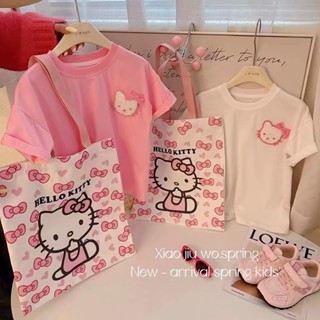 25-04新品發佈 促銷 直髮 純棉夏季新款卡通洋氣中小兒童女孩可愛甜美刺繡短袖T恤上衣