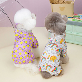 寵物衣服狗雨衣小狗衣服春秋泰迪貓咪用品24雲彩四腿雨衣寵物衣服狗雨衣狗衣服春秋泰迪20250404