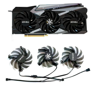 全新 GPU 顯示卡更換風扇 4PIN 85MM CF-12915S 適用於 Inno3d Geforce RTX3070