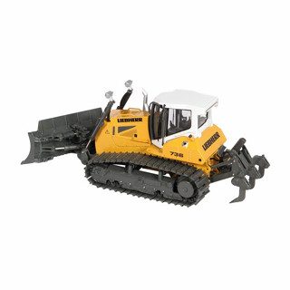 【收藏精品】1:50 LIEBHERR PR736 LGP LITRONIC推土機合金工程車模型 927