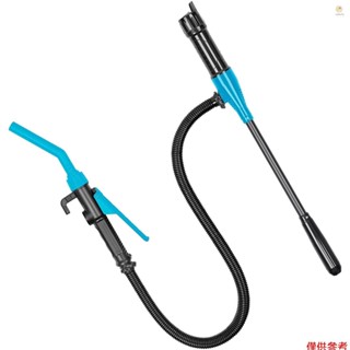 Casytw 便攜式電池泵,適用於燃料、柴油、水、汽油電動燃油輸送電池供電輸送泵虹吸泵 2.4 加侖/分鐘,管長 90