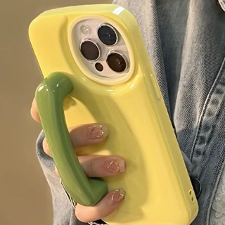 【小喬精選】簡約少女冰箱門把手蘋果14手機殼 新款iPhone13小清新12軟11小眾14