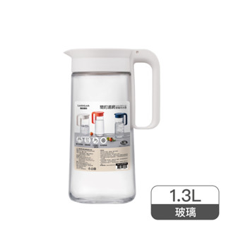Lock&Lock 樂扣樂扣簡約濾網玻璃冷水壺1.3L-多款可選