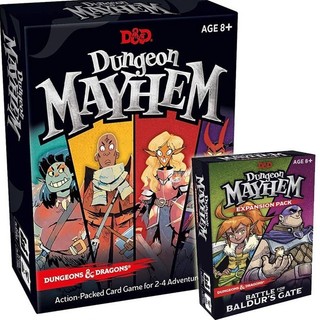 台灣發貨-龍與地下城 Dungeon&Dragons卡牌遊戲 Dungeon Mayhem 家庭遊戲派對遊戲