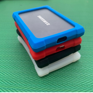 適用於三星T7保護套Touch指紋SSD移動固態硬碟矽膠防摔防震收納包