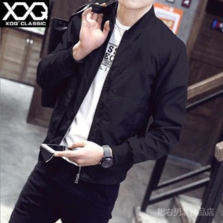 外套男春秋裝韓版潮流男防曬皮膚衣夏季薄款百搭男士運動休閒夾克