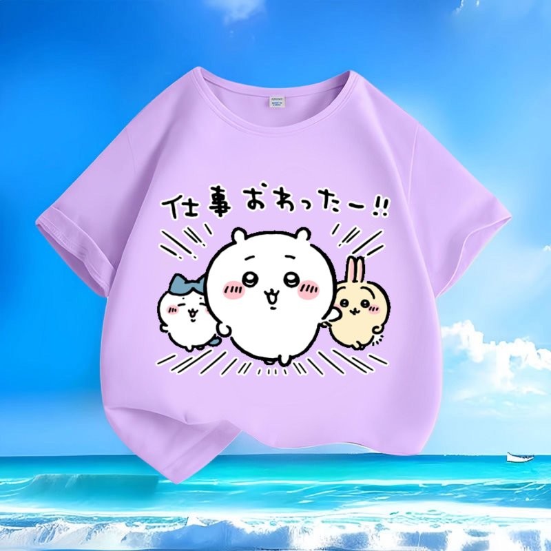 吉伊卡哇短袖 小八短袖 乌萨奇短袖   Chikawa兒童襯衫F7