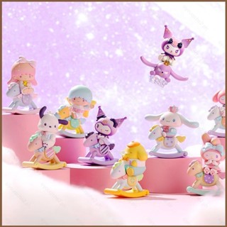 MINISO SY2 三麗鷗盲盒可動人偶 Melody Kuromi 童趣木馬名創優品模型玩偶兒童玩具擺件 YS2