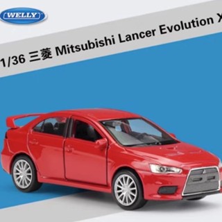 威利 1/36 三菱 EVO X 合金車模型絕版車模