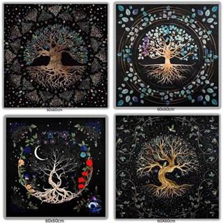 塔羅牌 塔羅牌卡 塔羅牌桌布絨布tarot 墊子 韋特魔法陣星空生命之樹神諭牌祭壇布