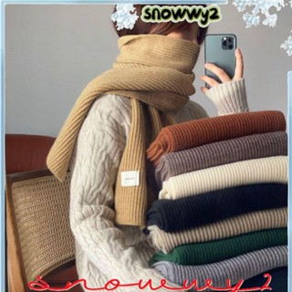 SNOWWY2熱護頸器,防風的頸套女士針織圍巾,優質的純色柔軟的加厚裹身披肩