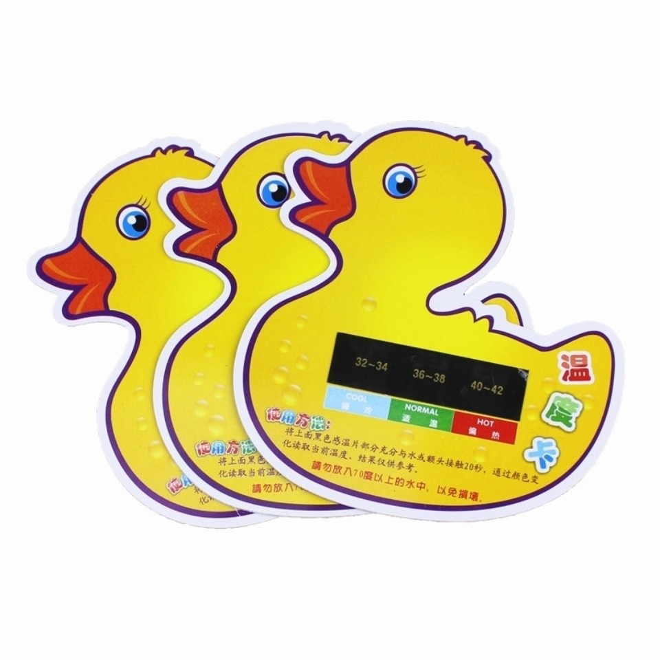 嬰兒水溫計測水溫沐浴測試卡寶寶洗澡溫度計新生兒童房家用片裝水溫250401