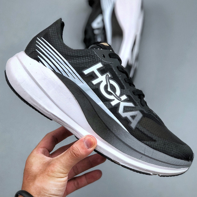 Hoka Rocket X2 男女運動鞋 Hoka Rocket 跑步鞋 RWOE TQLT