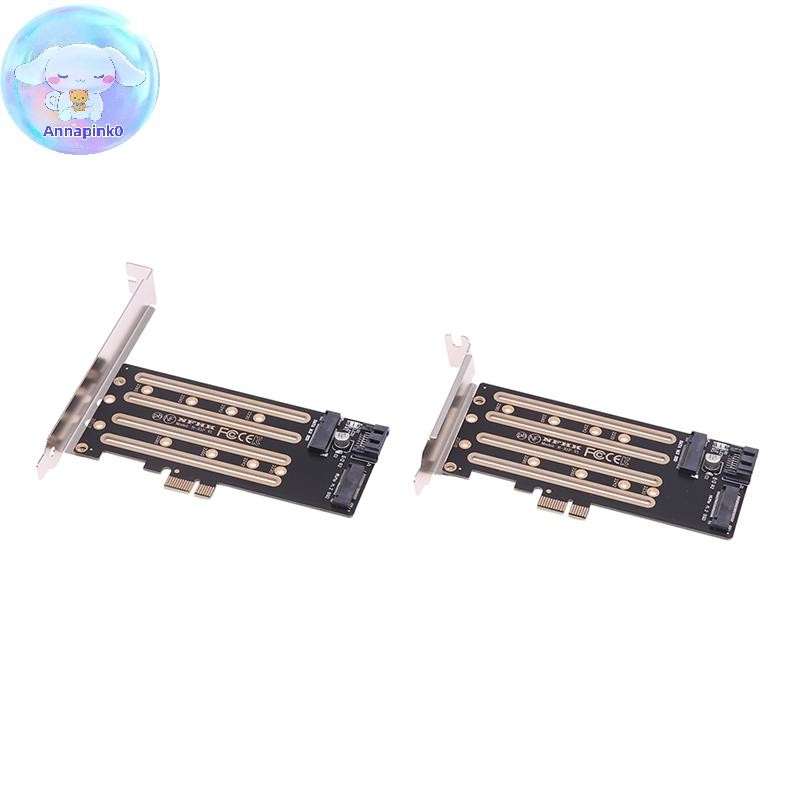 Anap 1pc NVMe M.2 SSD 轉 PCIe 3.0 4.0 x4,SATA M.2 SSD 轉 SATA