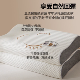 【工廠直銷】 枕頭 記憶枕頭 人體工學設計 高密度記憶棉 科技回彈 枕頭 枕芯 記憶枕 護頸枕 深睡枕 枕頭