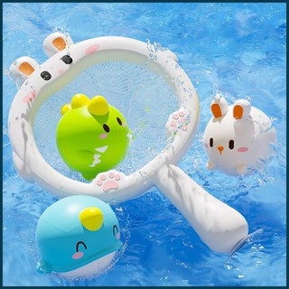 幼兒淋浴沐浴玩具浴缸 LED 動物漂浮玩具兒童多功能水遊戲幼兒 decfeyemy