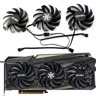 INNO3D映眾RTX3080 3080ti 3090 iCHILL X3冰龍顯卡風扇CF-12915S