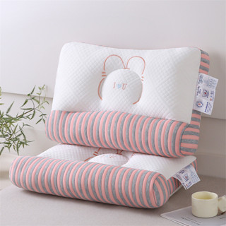 pillow 枕頭 舒服 護頸 助睡眠 7A抗菌牽引枕頭護頸椎助睡眠一對裝家用枕芯成人專用學生宿舍整頭 4/22