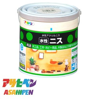 日本Asahipen 水性木器著色清漆 透明 0.7L