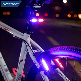 Lovestreet 騎行 COB 尾燈 USB 可充電自行車尾燈防水山地自行車警告尾燈,用於跑步騎行騎行 D2X6