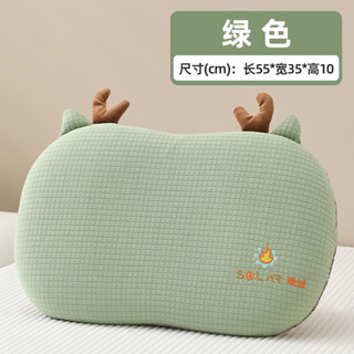 pillow 枕頭 舒服 護頸 助睡眠 貓肚枕成人慢回彈枕芯套柔軟護頸宿舍午睡助眠學生記憶棉枕芯 4/22