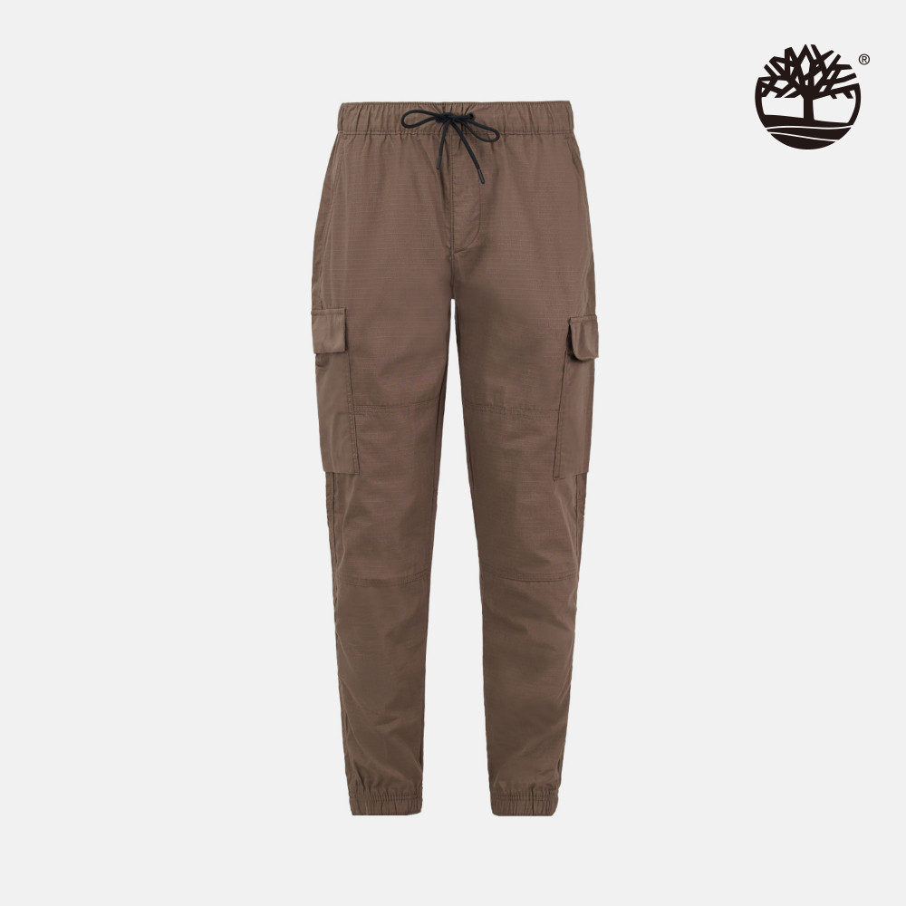 Timberland 男款咖啡色休閒工裝長褲|A27EVBK0