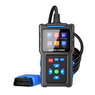 Obdii 掃描器診斷工具帶功能模式 6 的汽車代碼閱讀器,模式 8 讀取清晰 DTC 實時日期 I/M 狀態電池電壓檢