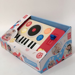 兒童打碟機 Hape DJ打碟混音臺兒童音樂樂器1歲+早旋律益智玩具木琴發光