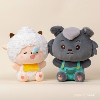 小美家懶羊羊玩偶小灰灰太狼毛絨玩具公仔抱抱係列兒童生日禮物可愛公仔 爆火玩偶 可愛玩偶 解壓玩偶 GSGW