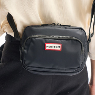 HUNTER尼龍側揹包/ 黑色 eslite誠品