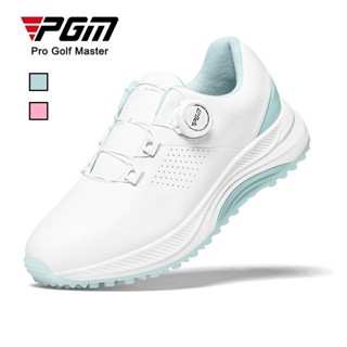 pgm golf 高爾夫韓式加高防滑女式運動鞋帶旋鈕鞋帶和防水設計