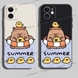 小黃鴨水豚卡通殼適用OPPO A3 Pro A3x手機殼防摔oppo a3pro a3x 手機保護套 防摔軟殼