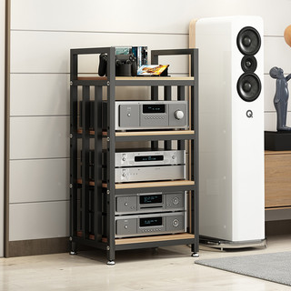 層距可調功放機架子 CD膽機支架 HIFI發燒裝置機櫃 簡易音響落地腳架