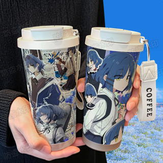 【免運】孤獨搖滾山田涼周邊保溫杯316不鏽鋼大容量吸管車載雙飲咖啡杯隨行杯 咖啡 保溫瓶 水杯