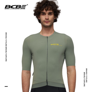BCBE Powerband 男士騎行服夏季高品質騎行服短袖 Pro MTB 公路自行車騎行服自行車服帶 YKK 拉鍊