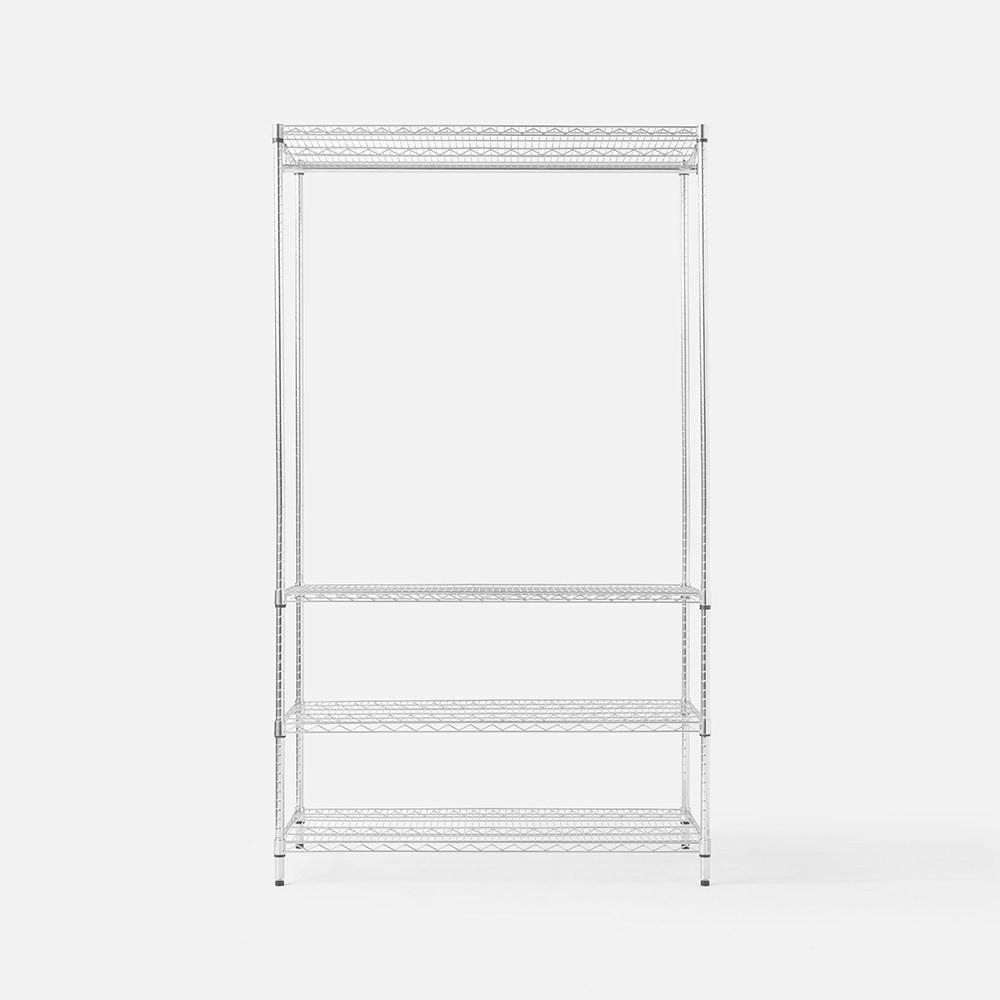 (組合) 特力屋 重型鍍鉻四層衣架 122X60x210cm