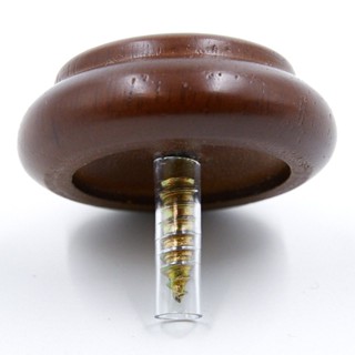 特力屋 實木窗簾桿 圓型飾頭 櫻桃木色 2入 28mm