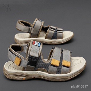 [生活精選]Size38-47 男士優質魔術貼涼鞋尺碼46/47/48/US12