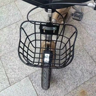 加粗車筐兒童腳踏車鐵絲前車籃子摺疊單車童車置物/bbbvte